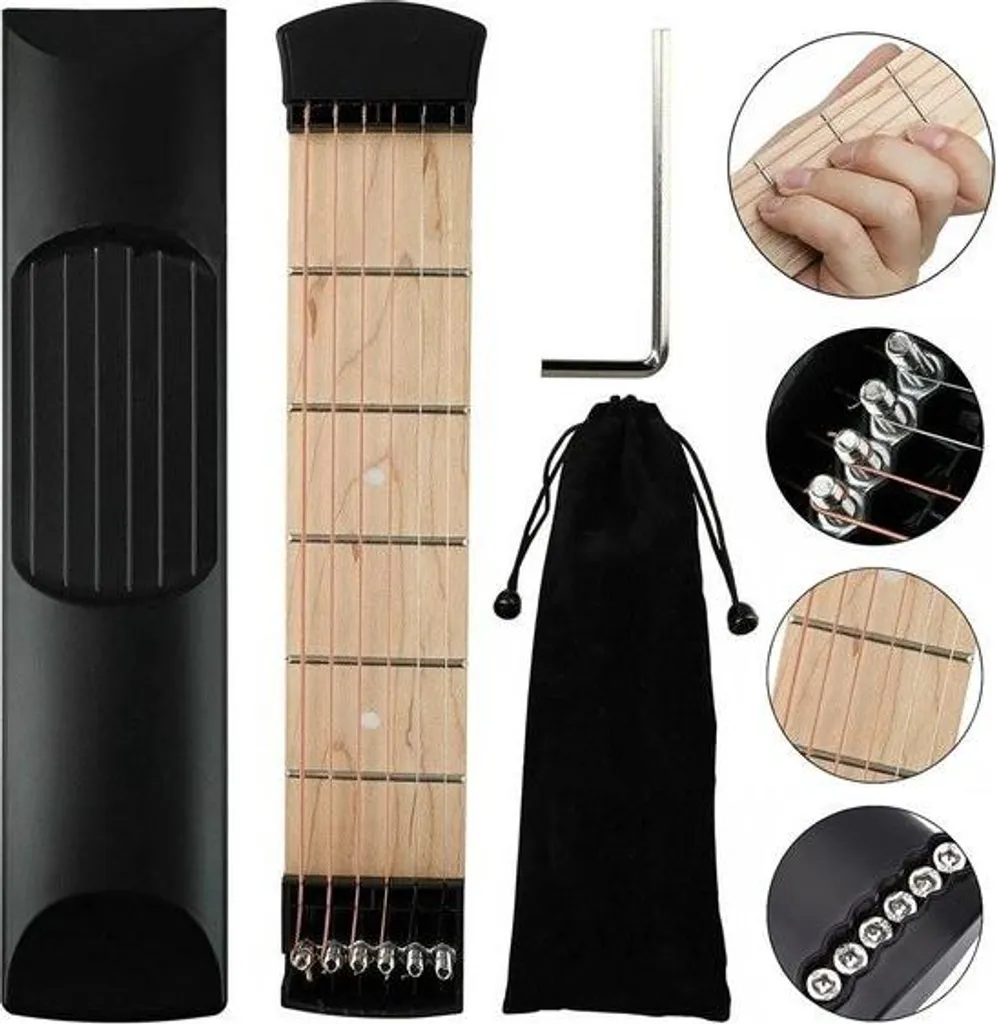 Apprendre la guitare gaucher partout avec cet outil d'entraînement