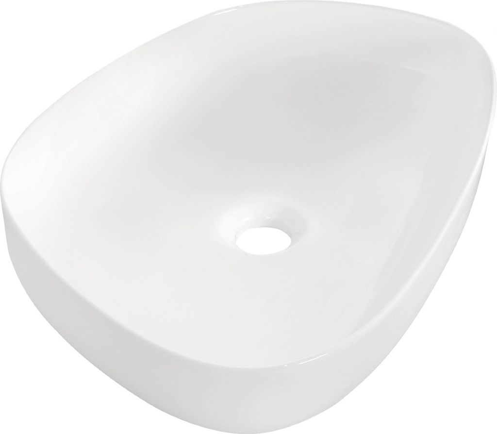 Kerra Keramik Waschbecken KR-440 weiß glänzend