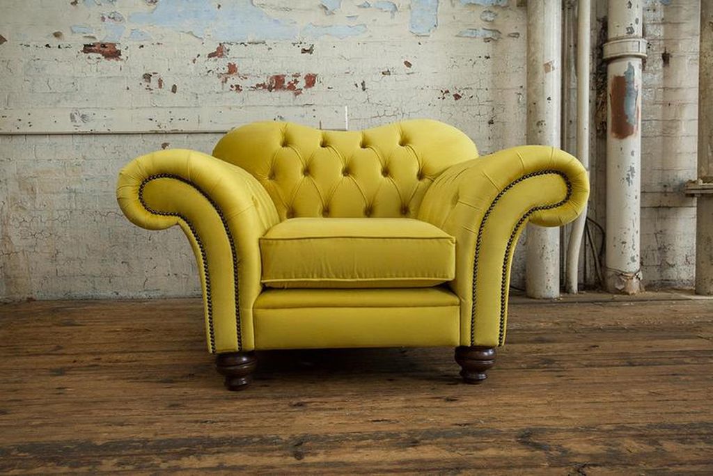 Neue Designer Sofa Sofas Polster Chesterfield Sessel 1 Sitzer Design