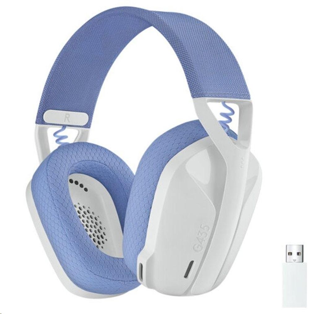 Logitech G G435, Bezdrátový, 20 - 20000 Hz, Hraní, 165 g, Obrázek produktu 