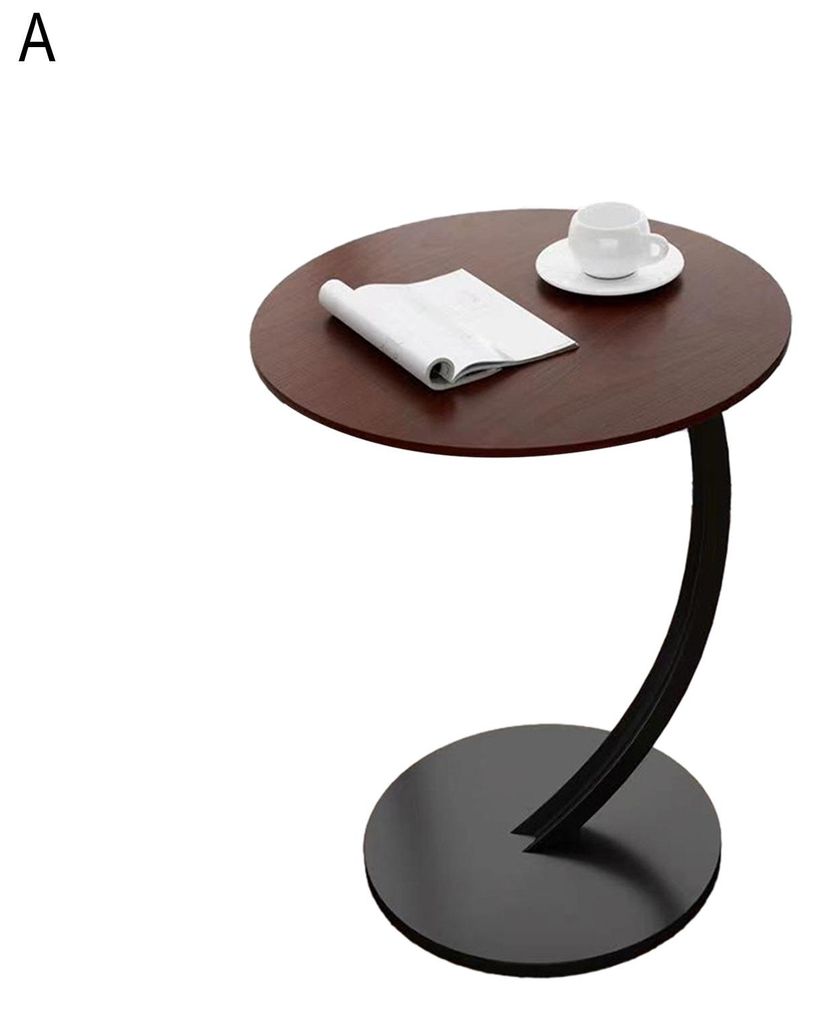 Runder Beistelltisch, moderner Couchtisch, Schlafsofa, kleiner C-förmiger Beistelltisch, Bürotisch, Wohnzimmertisch, Schlafzimmertisch, Nachttisc...