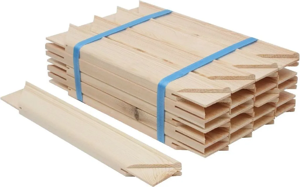 Deknudt S334 Barra per barelle in legno naturale 65 cm