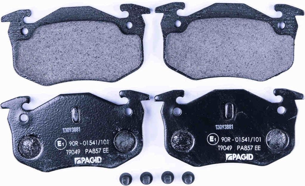 Bremsbelagsatz Scheiben mit Verschleißwarnung 11 mm HELLA für u.a. RENAULT 19