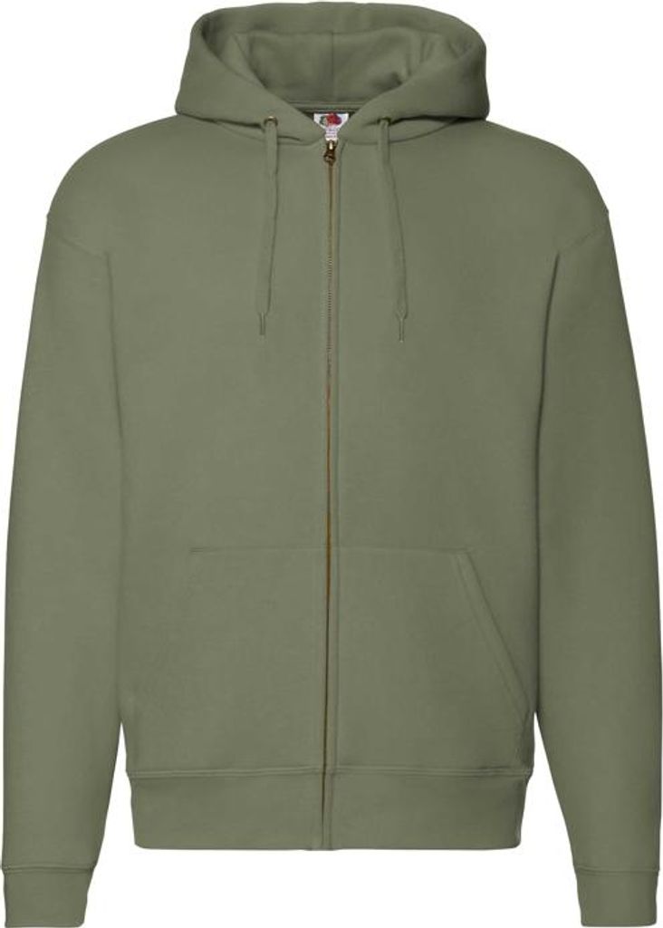 Kapuzenjacke für Herren - FOL HOODED SWEAT JACKET - olive - Produktbild 