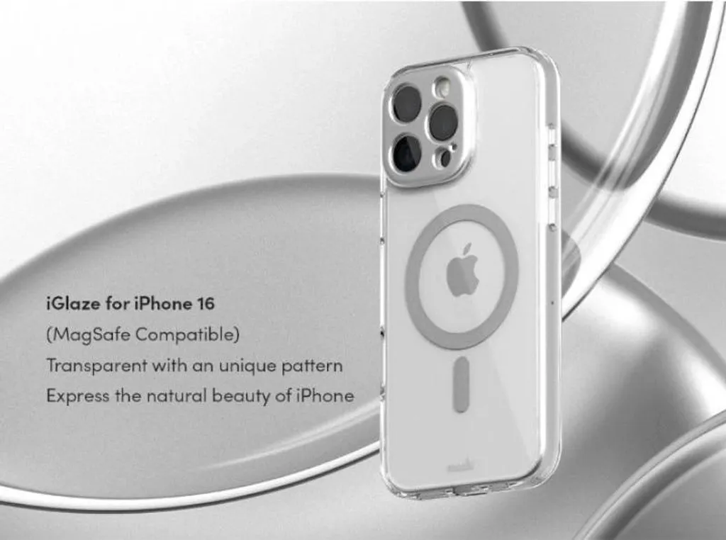Protégez votre iPhone 16 Pro Max avec la Coque Moshi iGlaze MagSafe Argent - 9