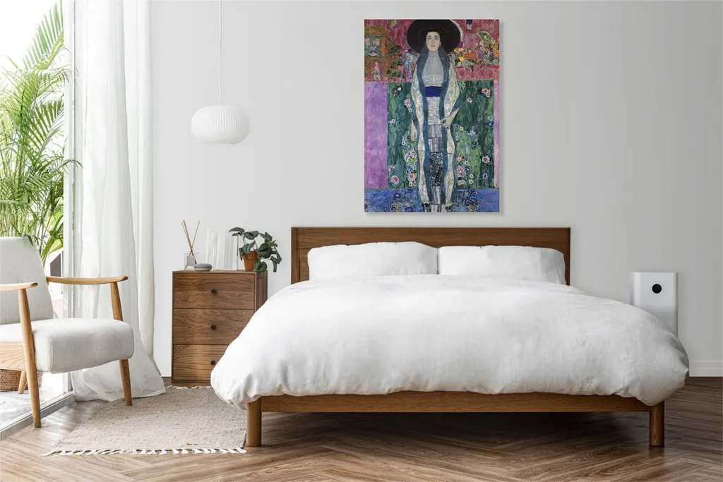 Tableau Salon Gustav Klimt Adele Bloch-Bauer II Format 70x100 Portrait
