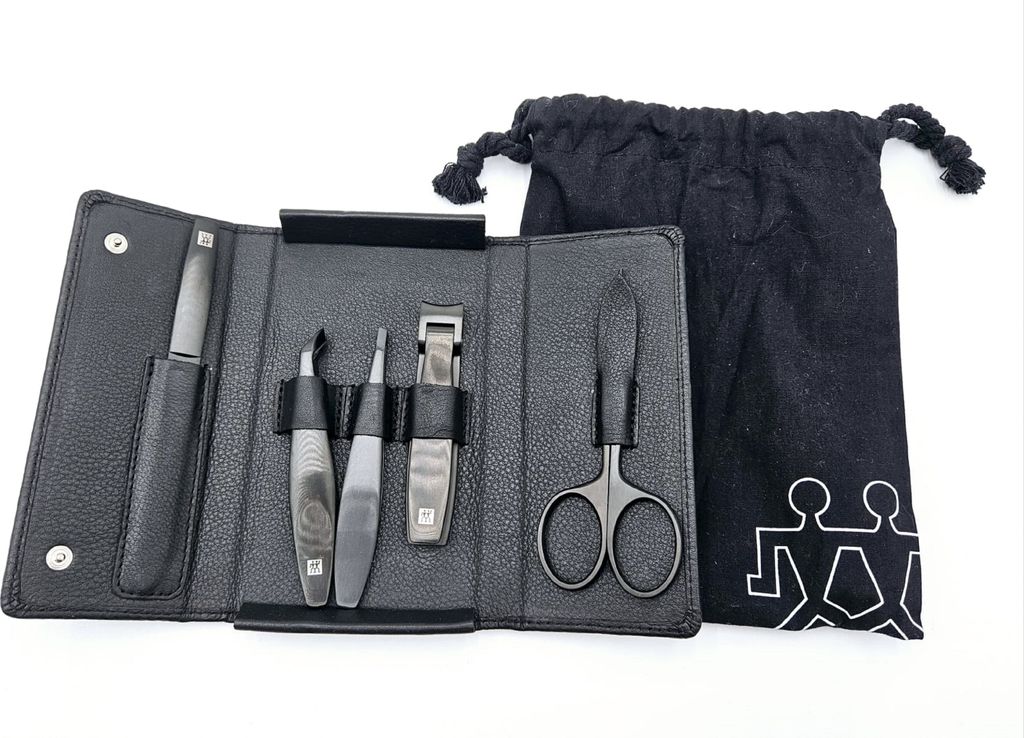 Zwilling Manikuere-Set Leder 5tlg. schwarz