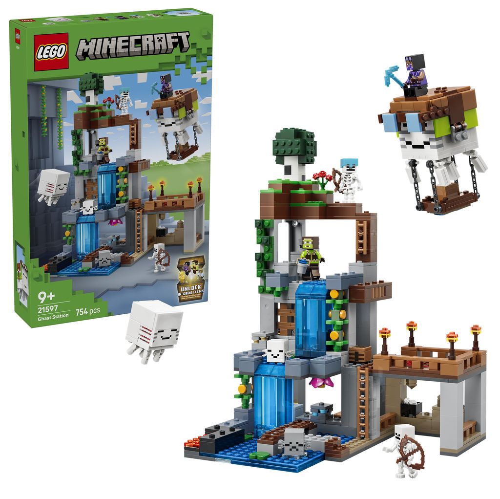 LEGO Minecraft Ghast-Station - Spielzeug mit 8 Figuren Produktbild 