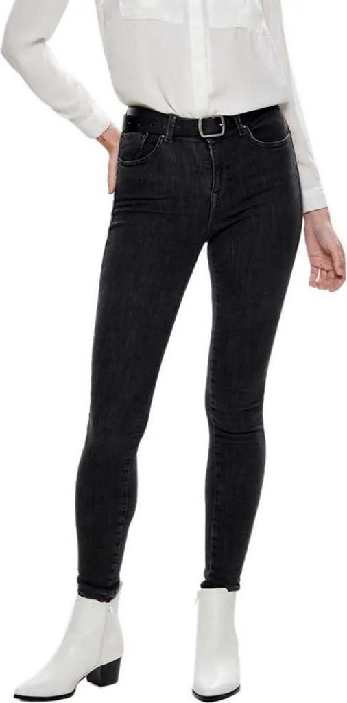 Only Power Mid Waist Push Up Skinny Rea3723 Jeans Grau XS / 34 Damen Grau XS