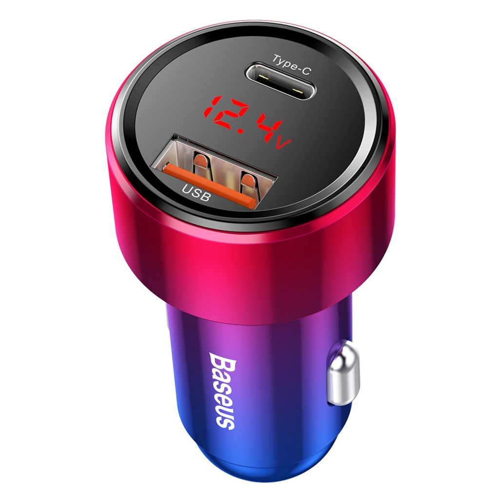 Baseus Magic Autoladegert, USB + USB-C, QC 4.0, PD, 45 W  Produktbild 