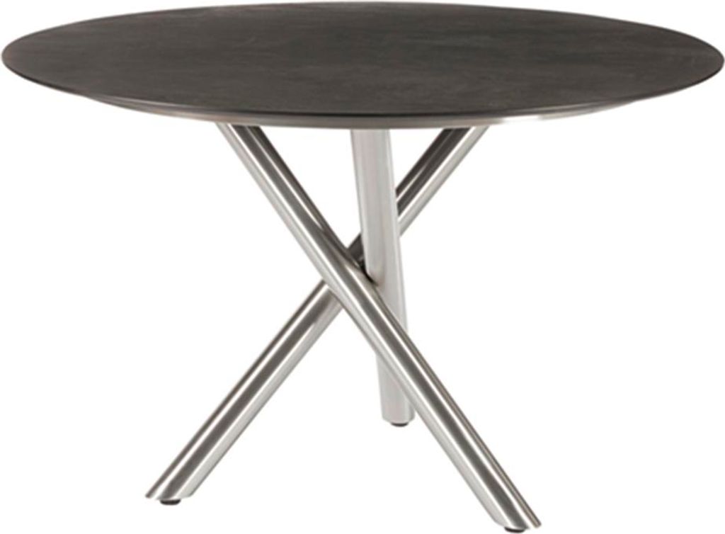 Diamond Garden Tischgestell SAN MARINO Ø 100 cm rund, Edelstahl