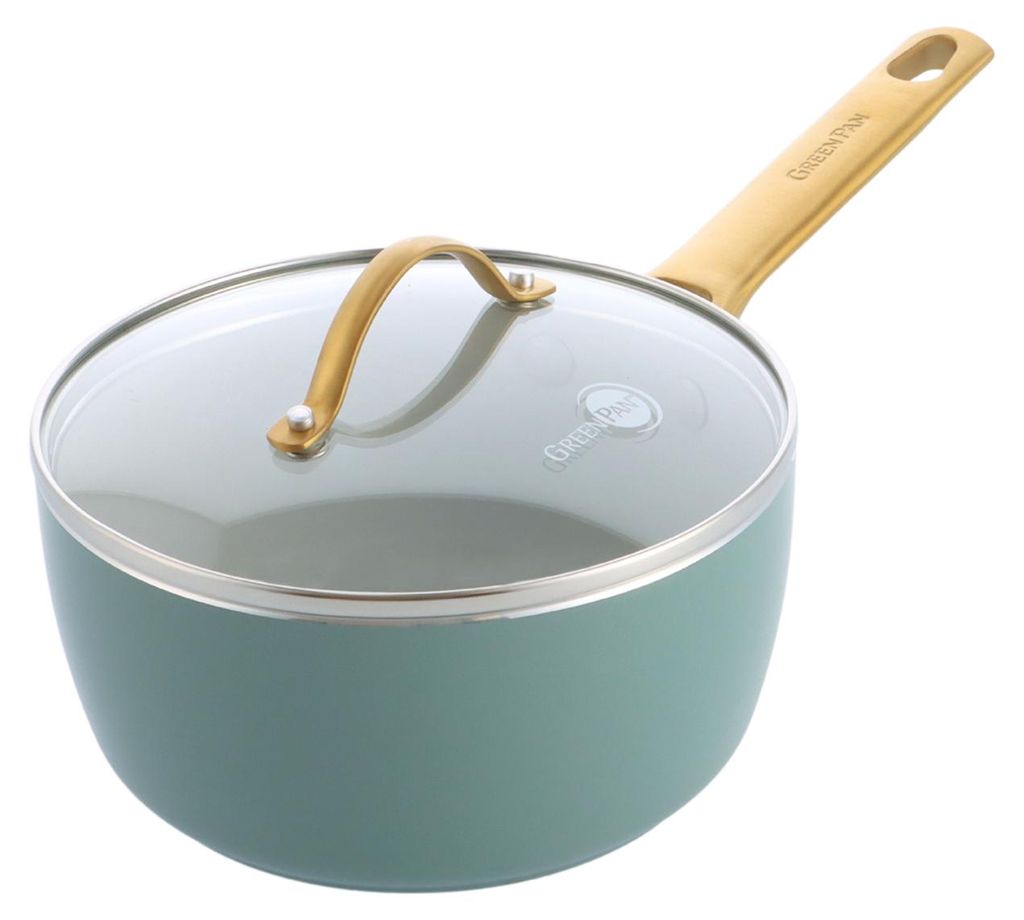 GreenPan Padova Reserve Stielkasserolle hellblau 18 cm Ofenfest Antihaft