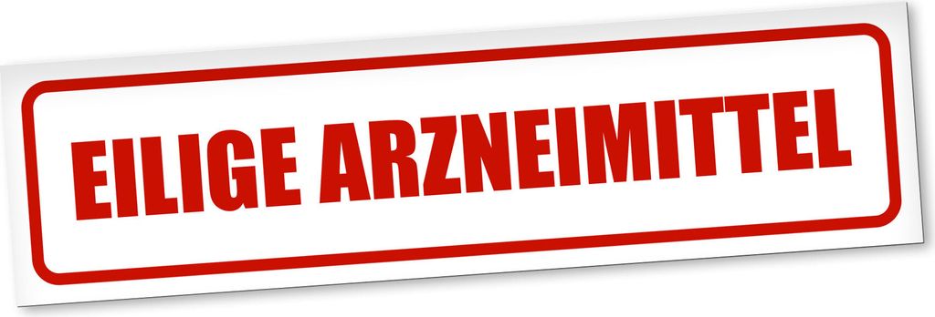 PantherPixel Eilige Arzneimittel Magnetschild Auto Medizin Apotheke Magnetfolie Geschenkidee 30 x 8 cm REFLEKTIEREND