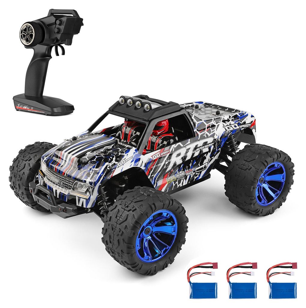 Wltoys XKS 144018 1/14 Ferngesteuertes Auto, 35 km/h Hochgeschwindigkeits-Rennauto, 1500 mAh Akku, 2,4 GHz Fernbedienung, 4WD Gelaendewagen, All Te...