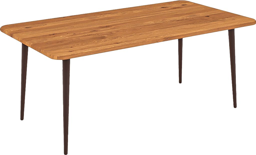 Couchtisch 90x90 cm in Eiche massiv geölt, KABALA-165