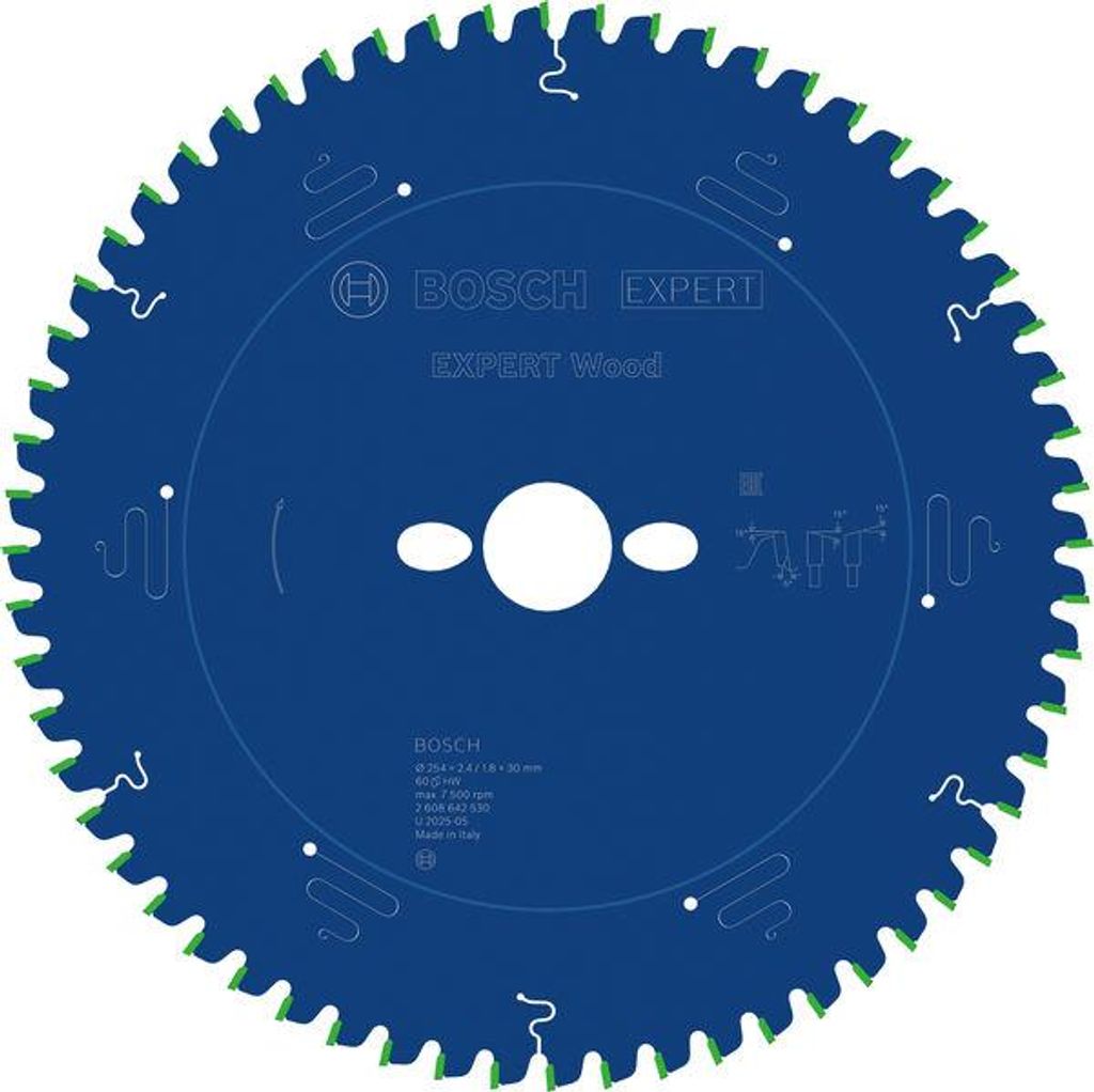 EXPERT Wood Kreissägeblatt, 254x2,4/1,8x30 mm, Z60 Produktbild 