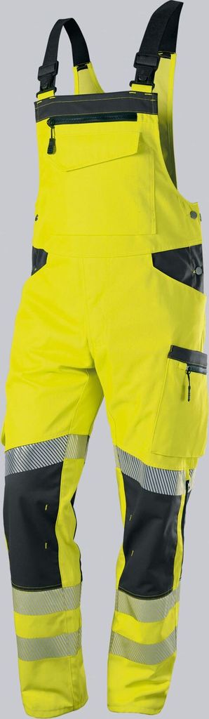BP Latzhose für Herren warngelb/anthrazit, Gr. 52/54n
