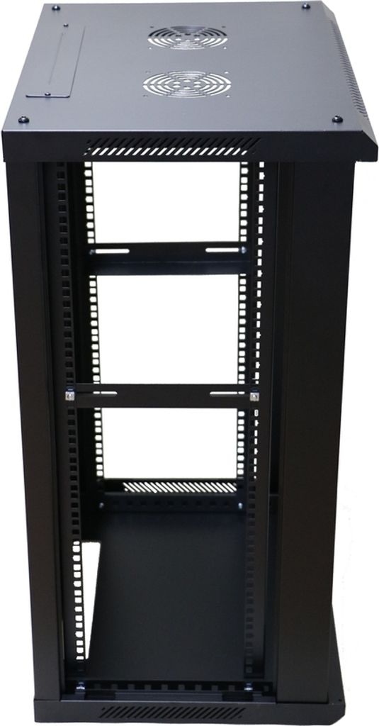 Extralink 18U 600x600 černá, racková, nástěnná skříň Obrázek produktu 5