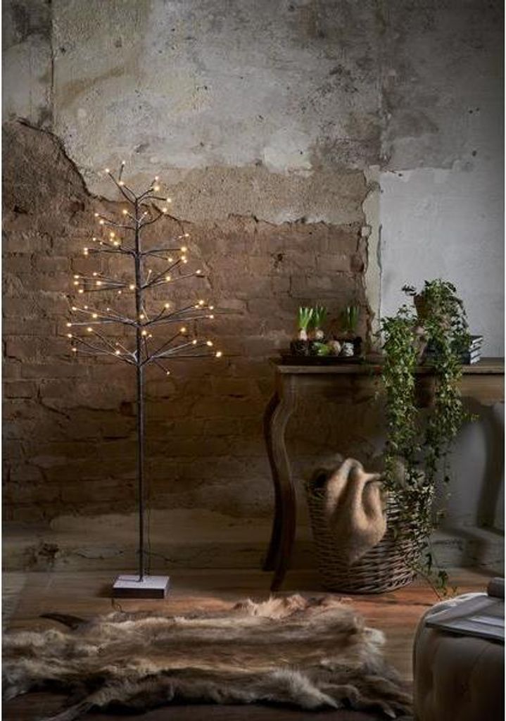Star Trading Snowfrost Tree, Leichte Dekorationsfigur, Braun, IP20, 63 Glühbirne(n), LED, 1,5 W