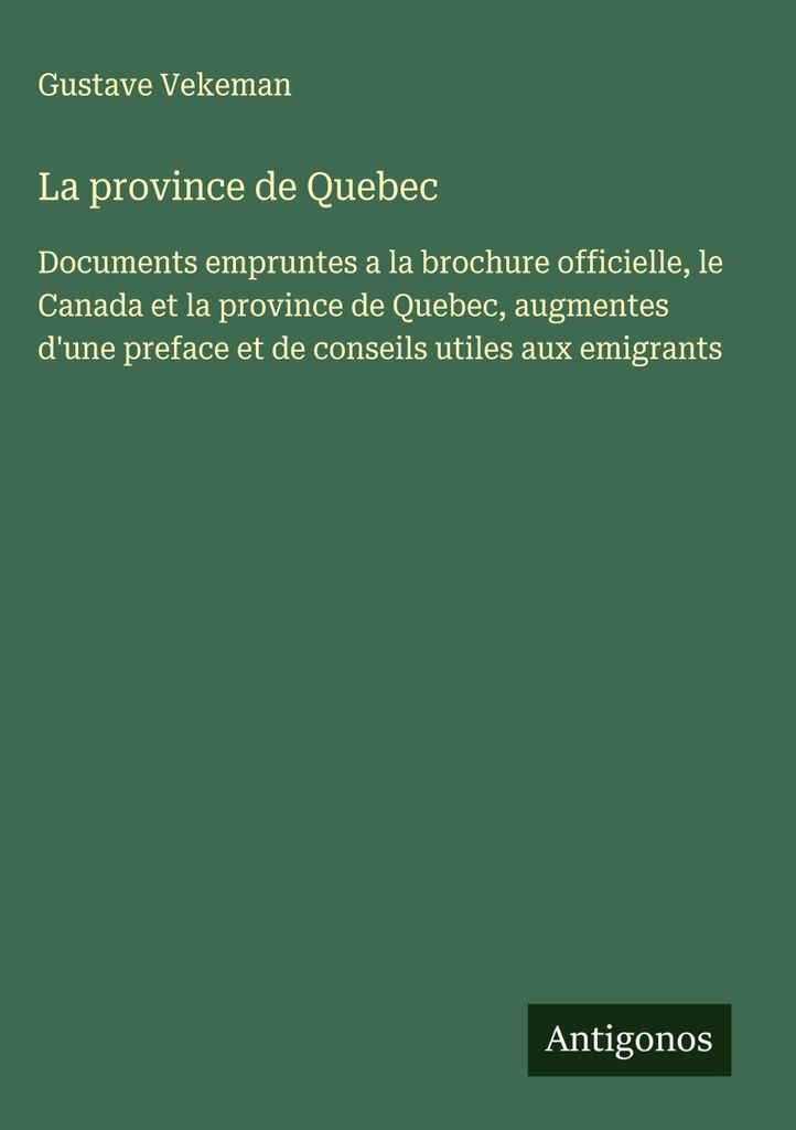 Die Provinz Quebec