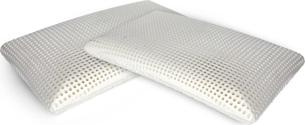 Talamo Italia 4er-Set Kissen fàÅ'r das Bett, 100% Italy, Ergonomisches Seifen-Kissen aus perforiertem Memory-Schaum, hypoallergen und atmungsakt...