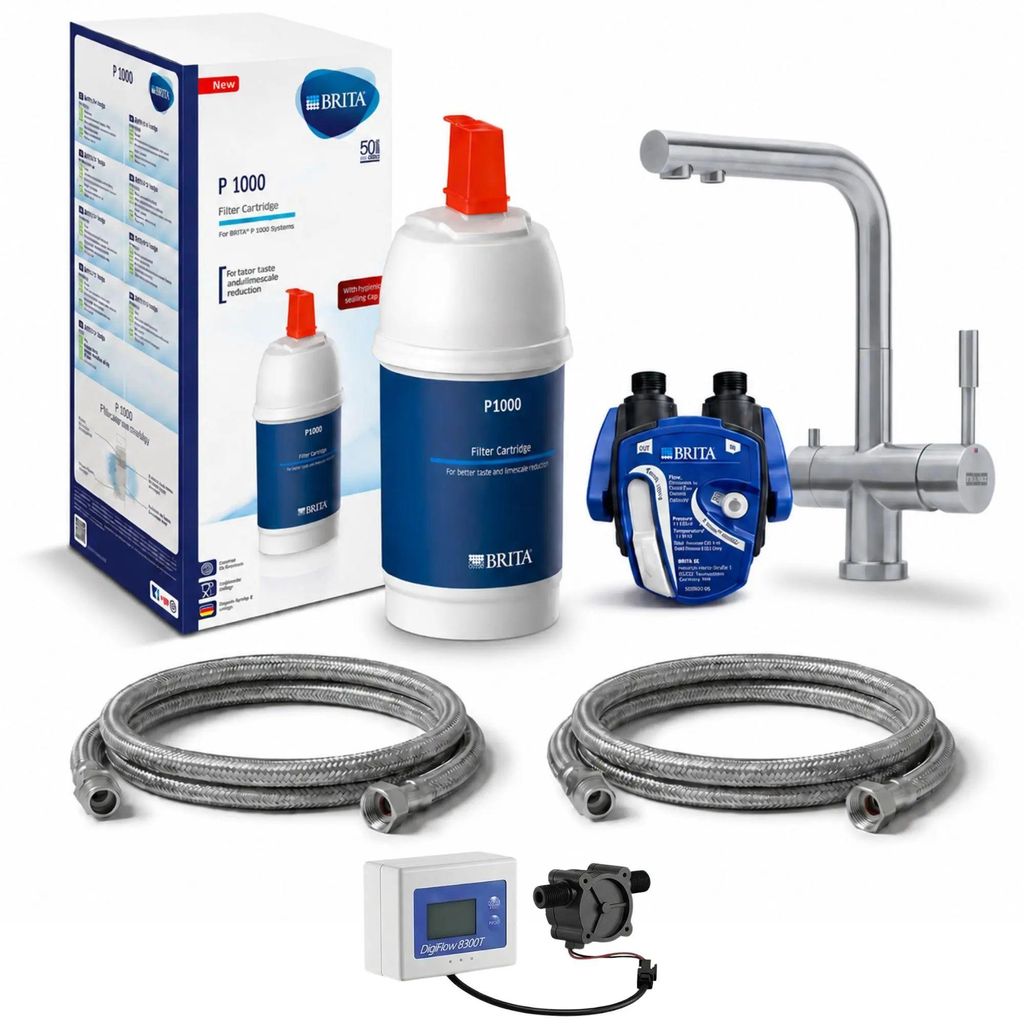FRANKE 3-Wege-Wasserhahn – Set mit BRITA P1000 & Produktbild 