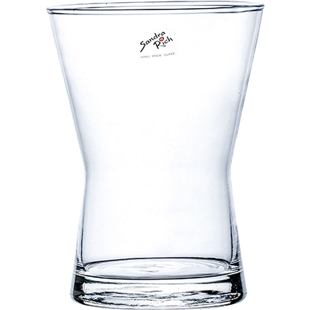 POS display x vase - klar - 15x15x20cm - Glas