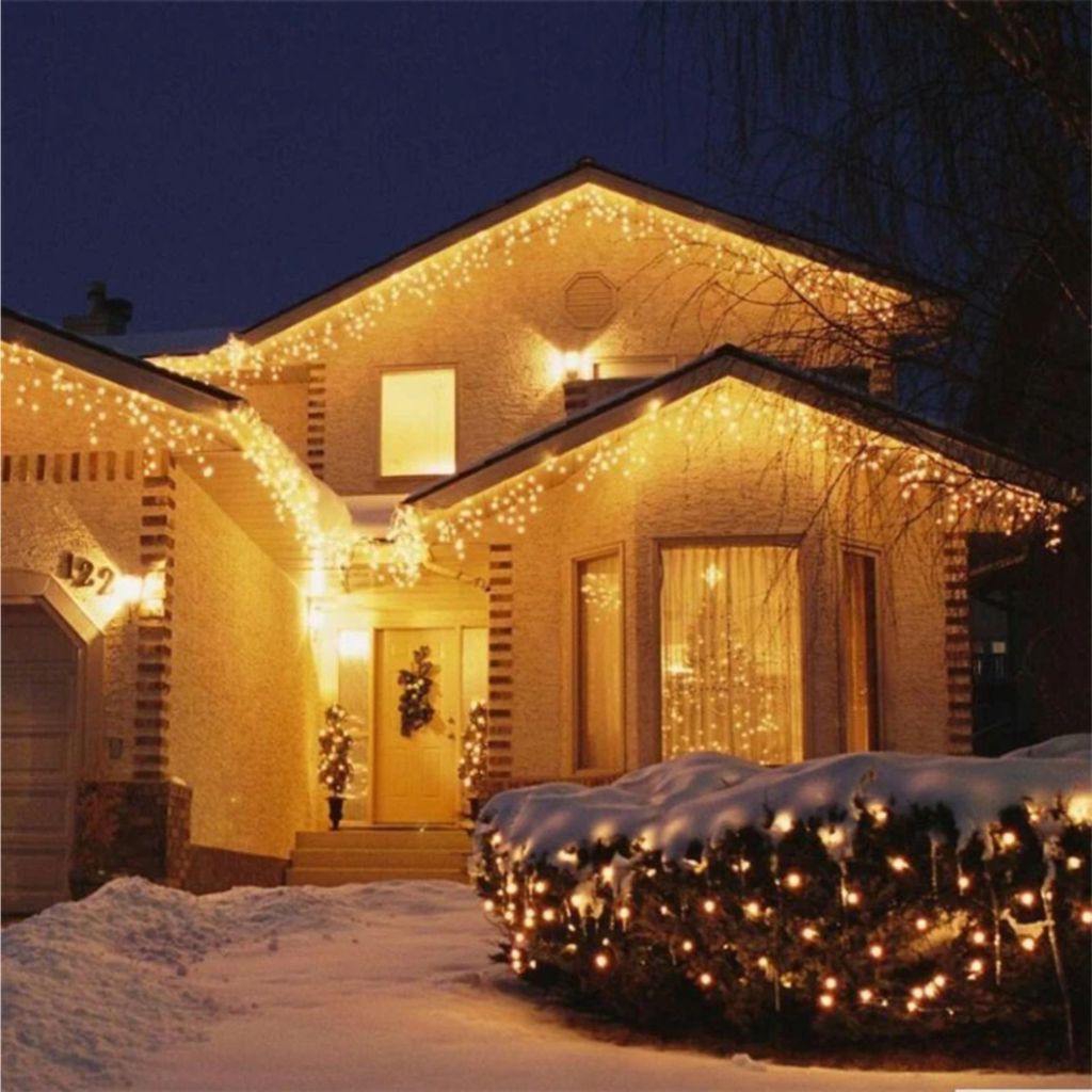 Aussenleuchten 500 Led Eisstocke 23M Weihnachtsgirlande Produktbild 5