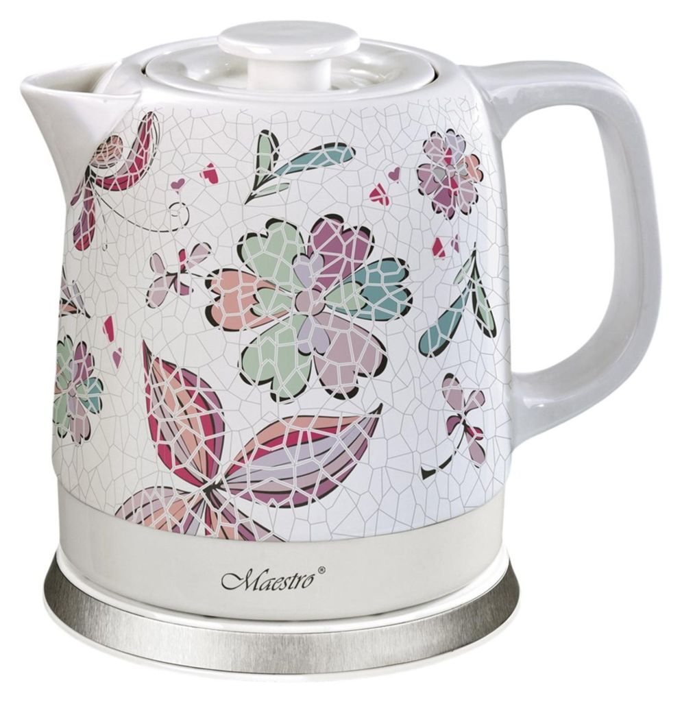 mellerware Ceramic electric kettle MAESTRO MR-068 1.5L MR-068-FLOWERS