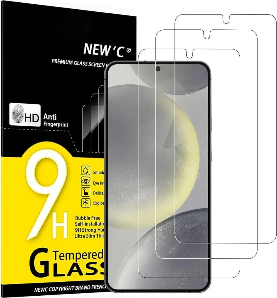 Salva lo Schermo Samsung S24 Plus 5G: Kit 3 Vetri Blindati Anti-Graffio