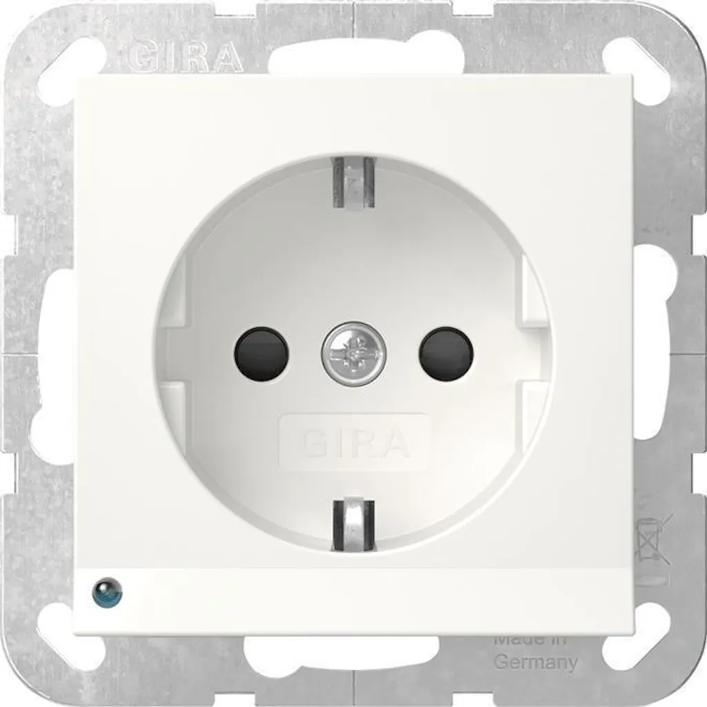 Prise avec veilleuse LED GIRA 417027 pour sécuriser vos escaliers