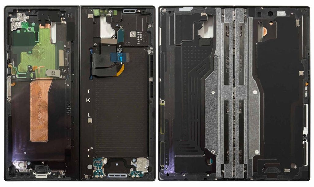 Samsung Display LCD Centre Frame per Galaxy Z Fold6 Immagine del prodotto 