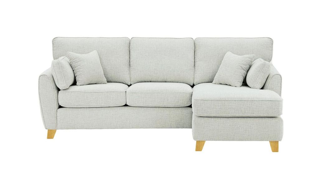 SLF24 - Rechtsseitiges Ecksofa James - Vitolini 361-0104 - Chalk