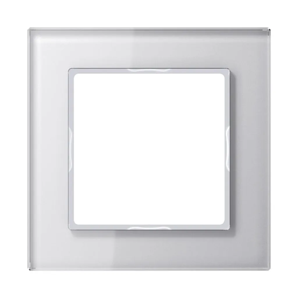 Jung AC 581 GL WW Plaque murale et couvercle d'interrupteur blanc
