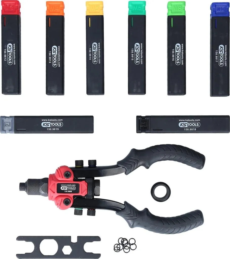 KS Tools 150.9805 Pince à riveter manuelle haute performance robuste - 10