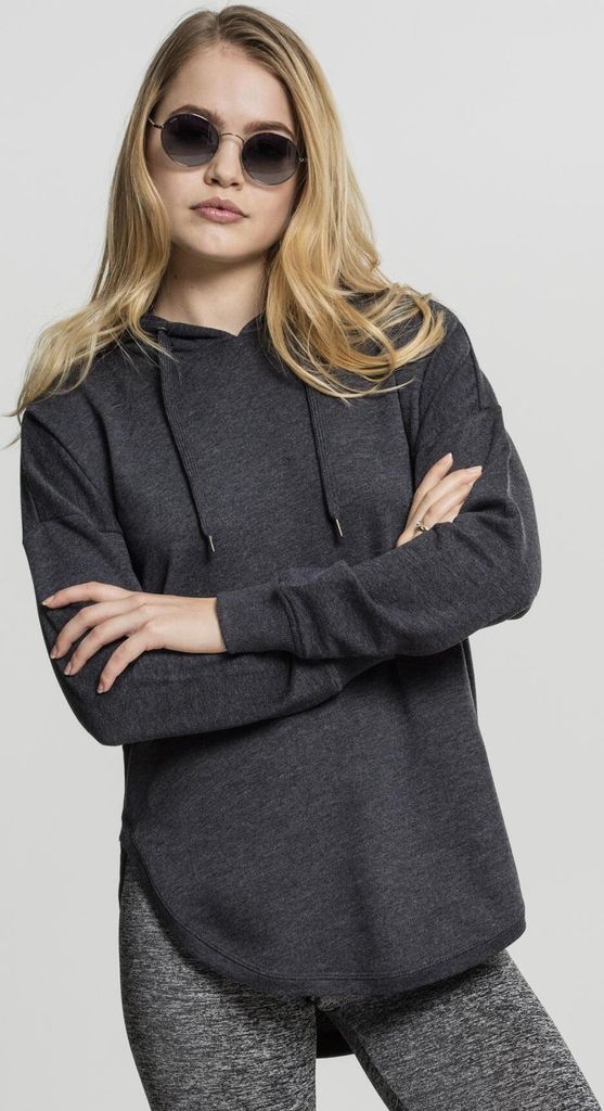Urban Classics TB1308 | Ladies Oversized Terry Hoody XS bis XL - Farbe: Charcoal - Größe: M