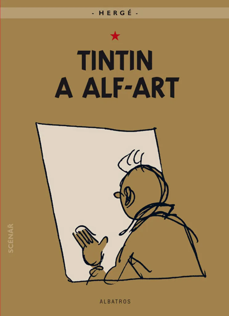 Album Tintin Alfa-Art Hergé avec croquis et scénario d'origine