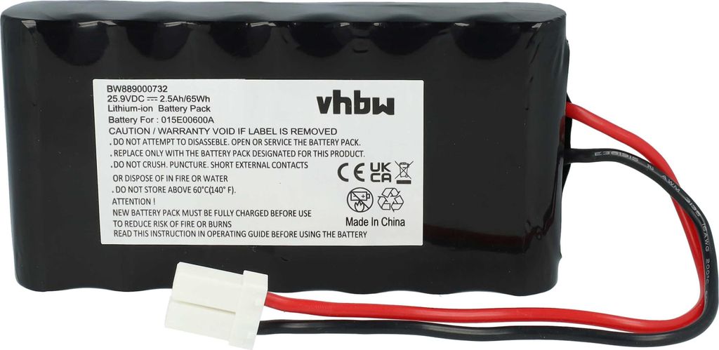 vhbw Akku kompatibel mit Ambrogio L20, L20 Twenty Elite, Produktbild 