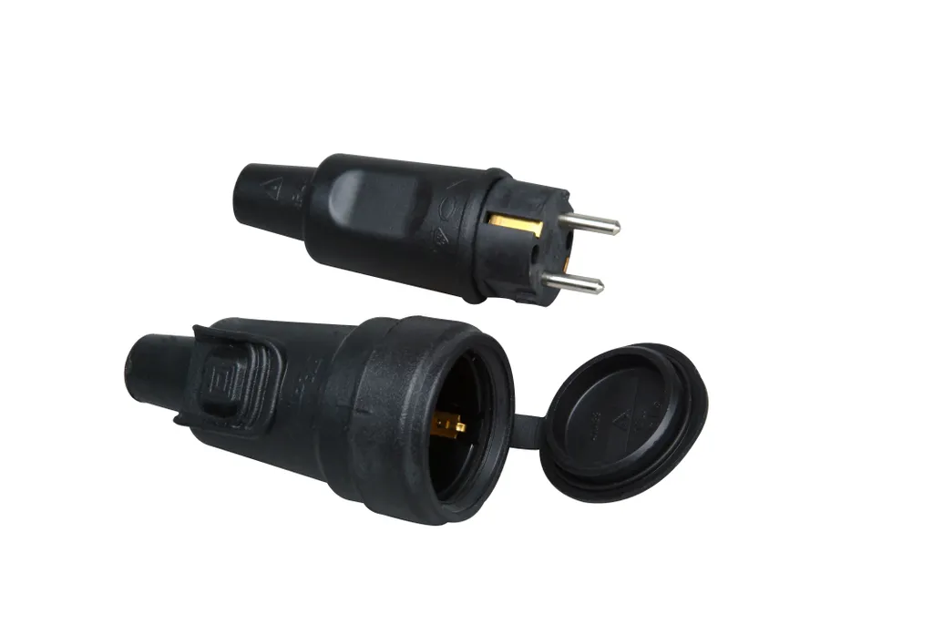 Raccord de Chantier avec Verrouillage IP44 KOPP SB pour Rallonge 3x2,5
