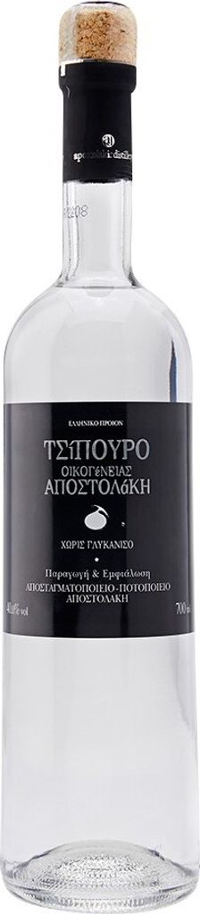 Tsipouro ohne Anis 40% 0,7l Apostolakis