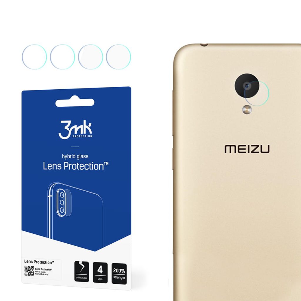 3mk Hybridglas Lens Protection für Meizu M8C Kamera Produktbild 