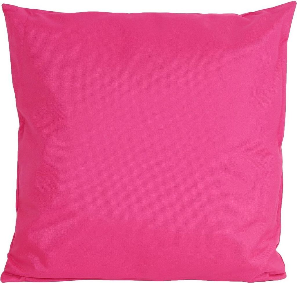 Outdoor-Kissen 45x45 cm dunkelrosa vakuumverpackt Produktbild 