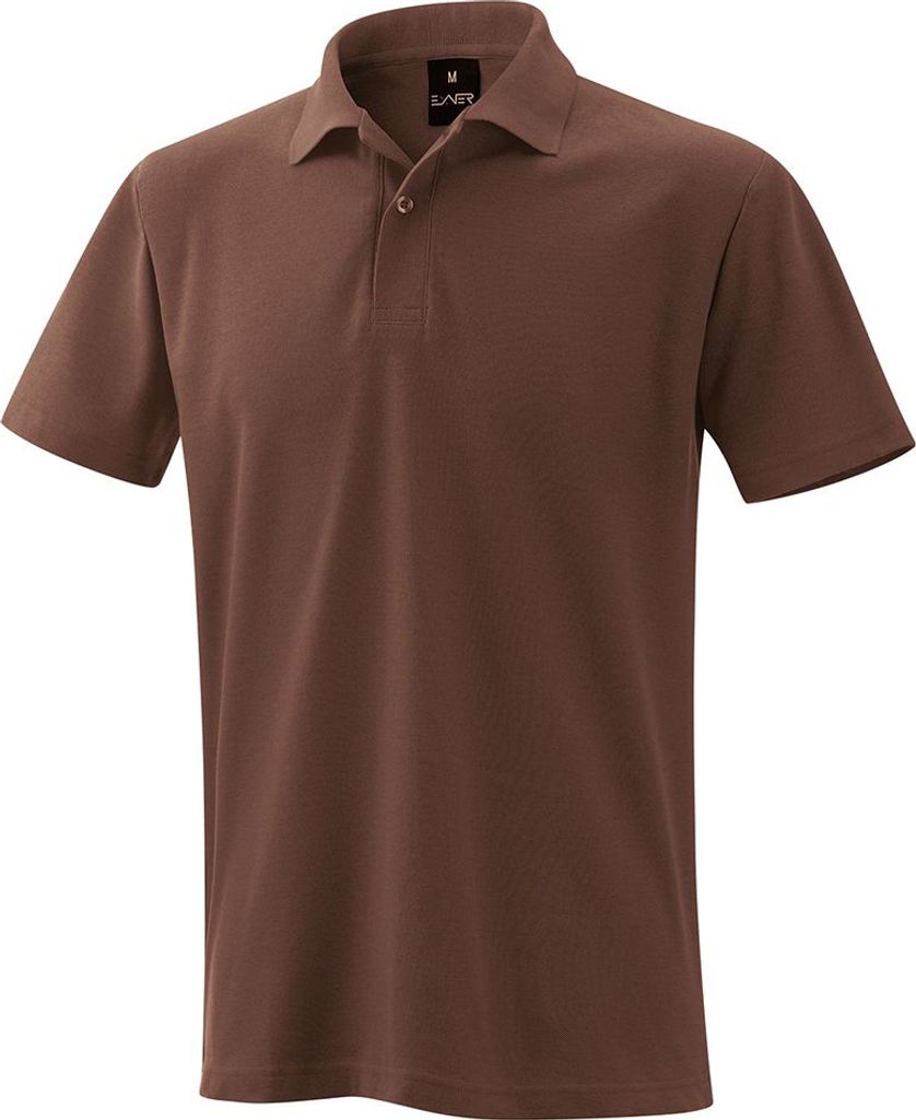 Herren Poloshirt Fb. toffee Gr. M : 65% Baumwolle 35% Produktbild 