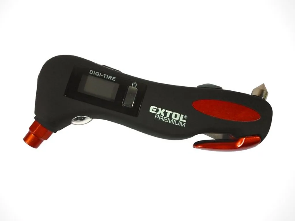 Manometro Digitale Pneumatici 5 in 1 EXTOL PREMIUM - Sicurezza Emergenza - 8
