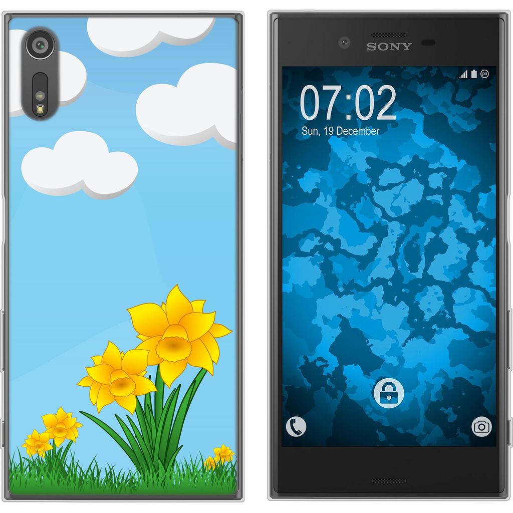 PhoneNatic Case kompatibel mit Sony Xperia XZs Silikon-Hülle Ostern M4