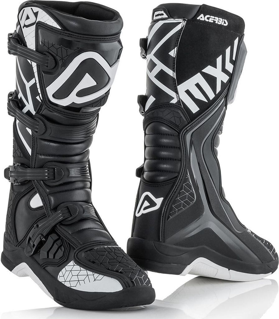 Acerbis X-Team Motocross Stiefel, schwarz/weiß, 43