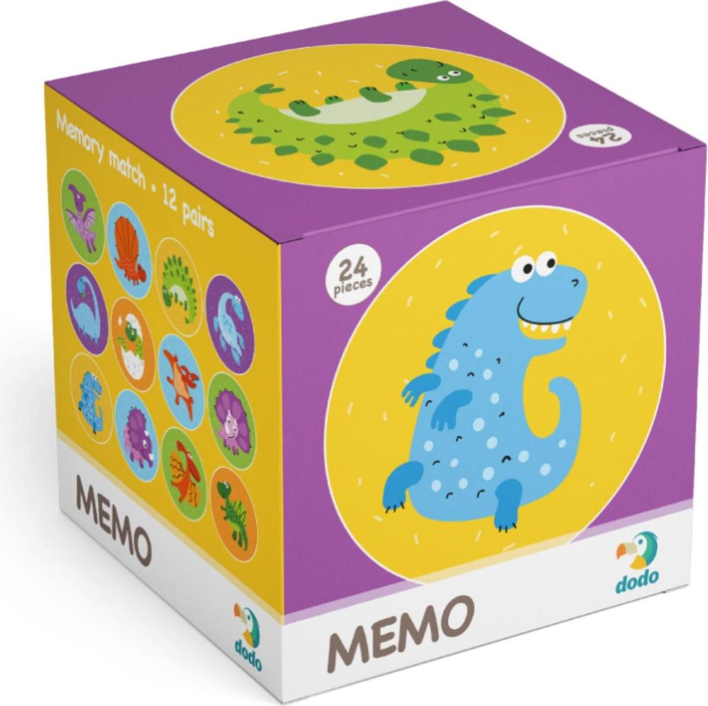 Memory-Spiel Dinosaurier Mini Memo 24-Teiliges Set Für Die Jüngsten