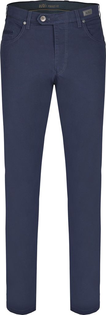 aubi Perfect Fit Herren Sommer Hose Baumwollhose High Flex Broken Twill Modell 577 marine Größe 23