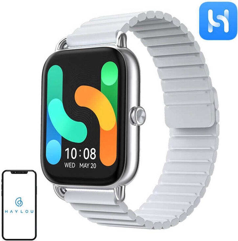 Smartwatch Haylou RS4 Plus (srebrny) Zdjęcie produktu 