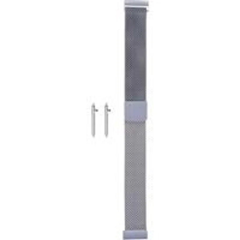 Bracelet acier inoxydable 14 mm gris espace avec fermeture aimantée facile